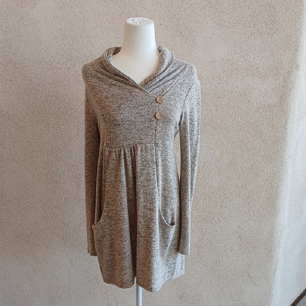 Make Offer! Cozy Heather Gray Women's Dress
